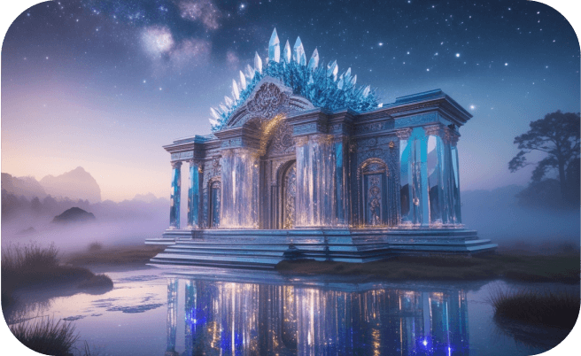 Temple on the water